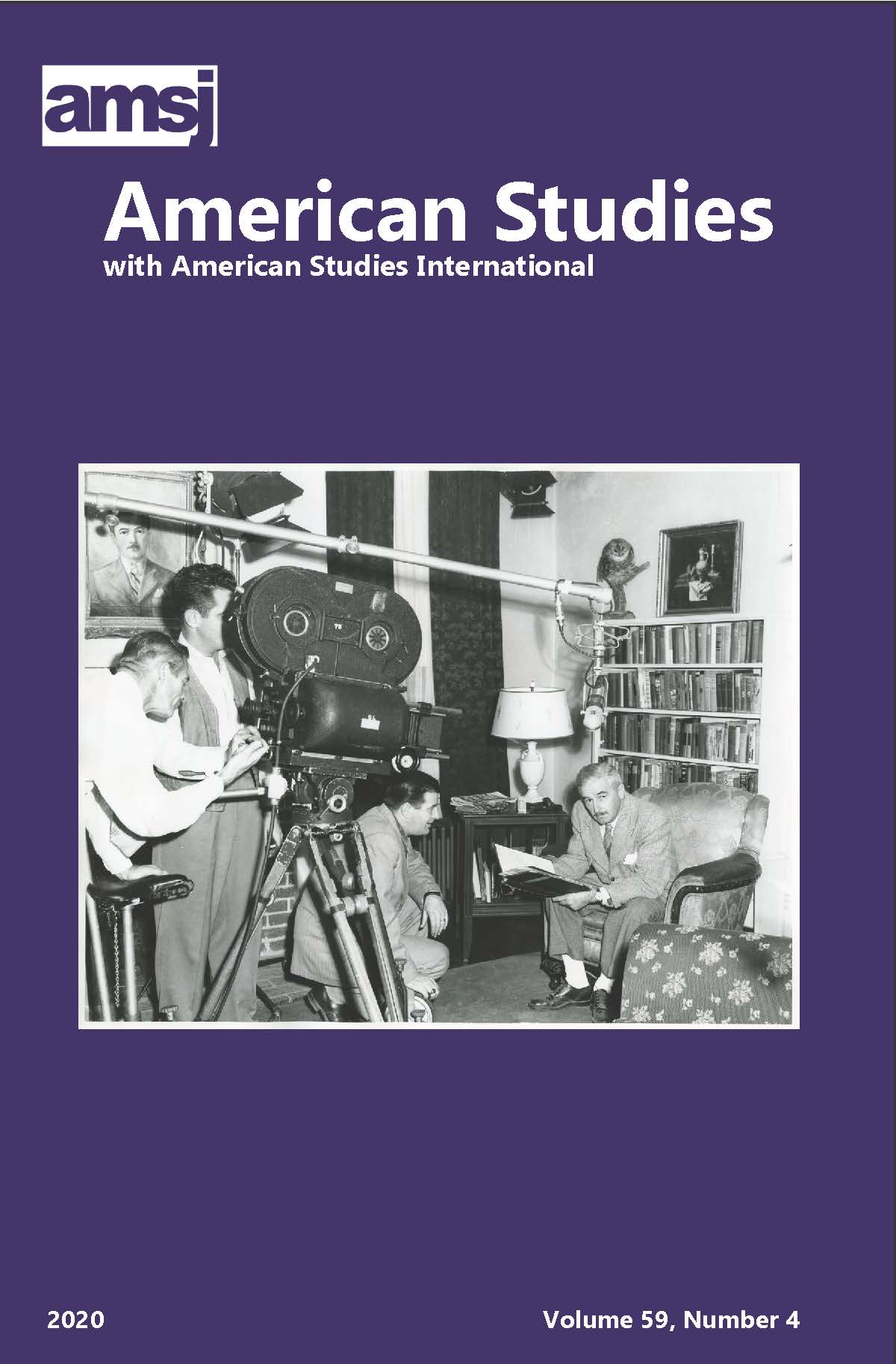 American studies journal cover Volume 59, Number 4